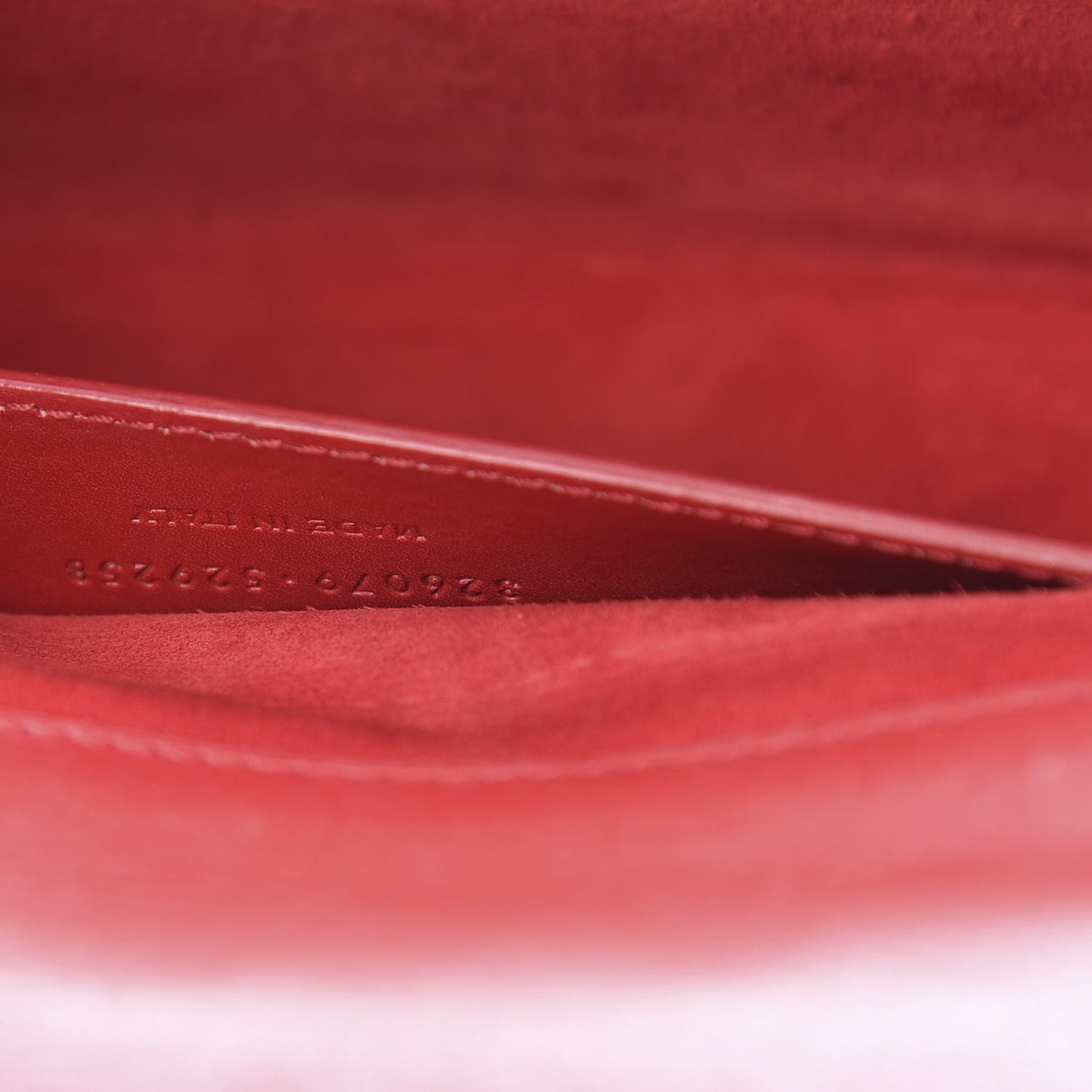 Calfskin Monogram Cassandre Clutch Rouge Orient