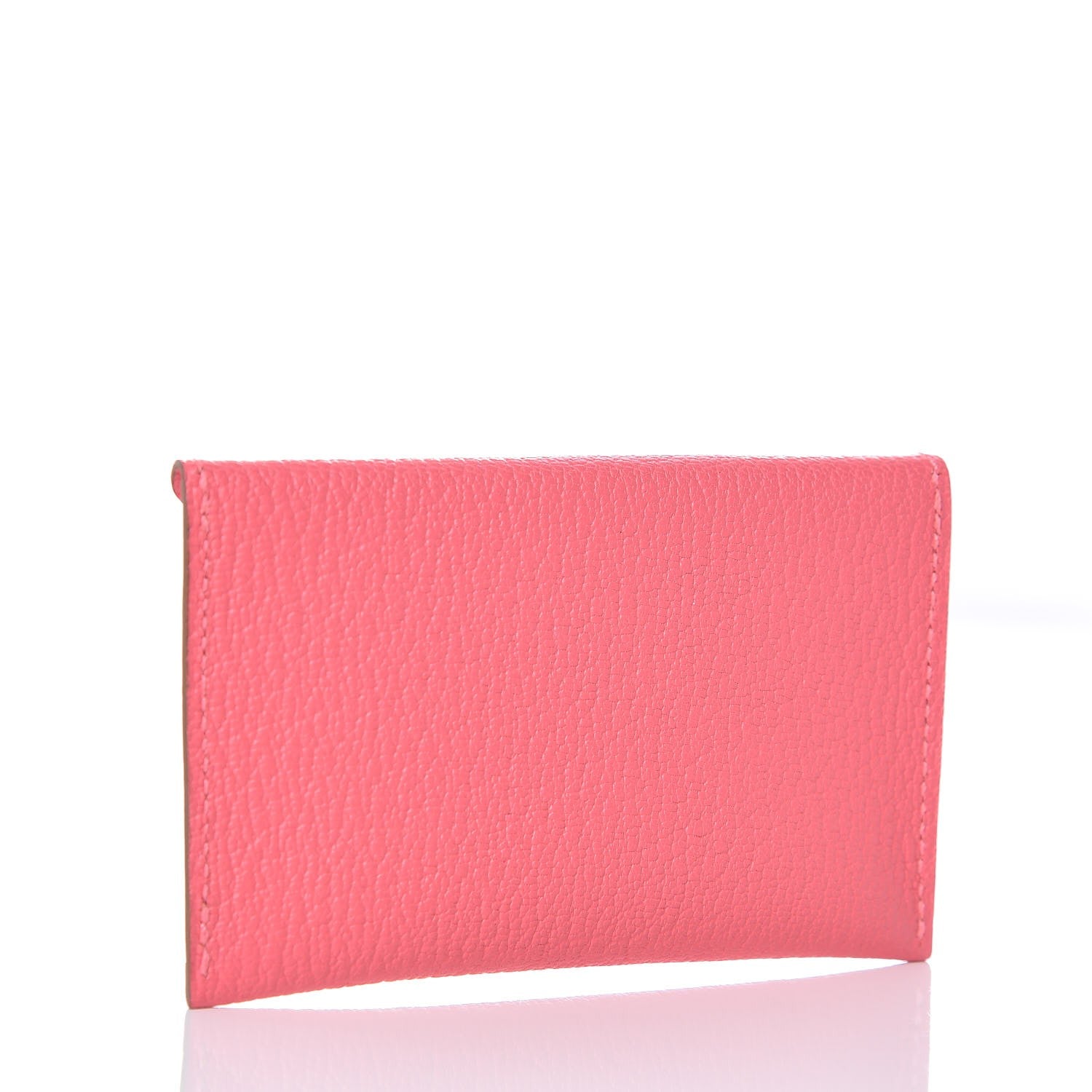 Hermes Chevre Mysore Small Envelope Clutch Rose Lipstick 3 of 8