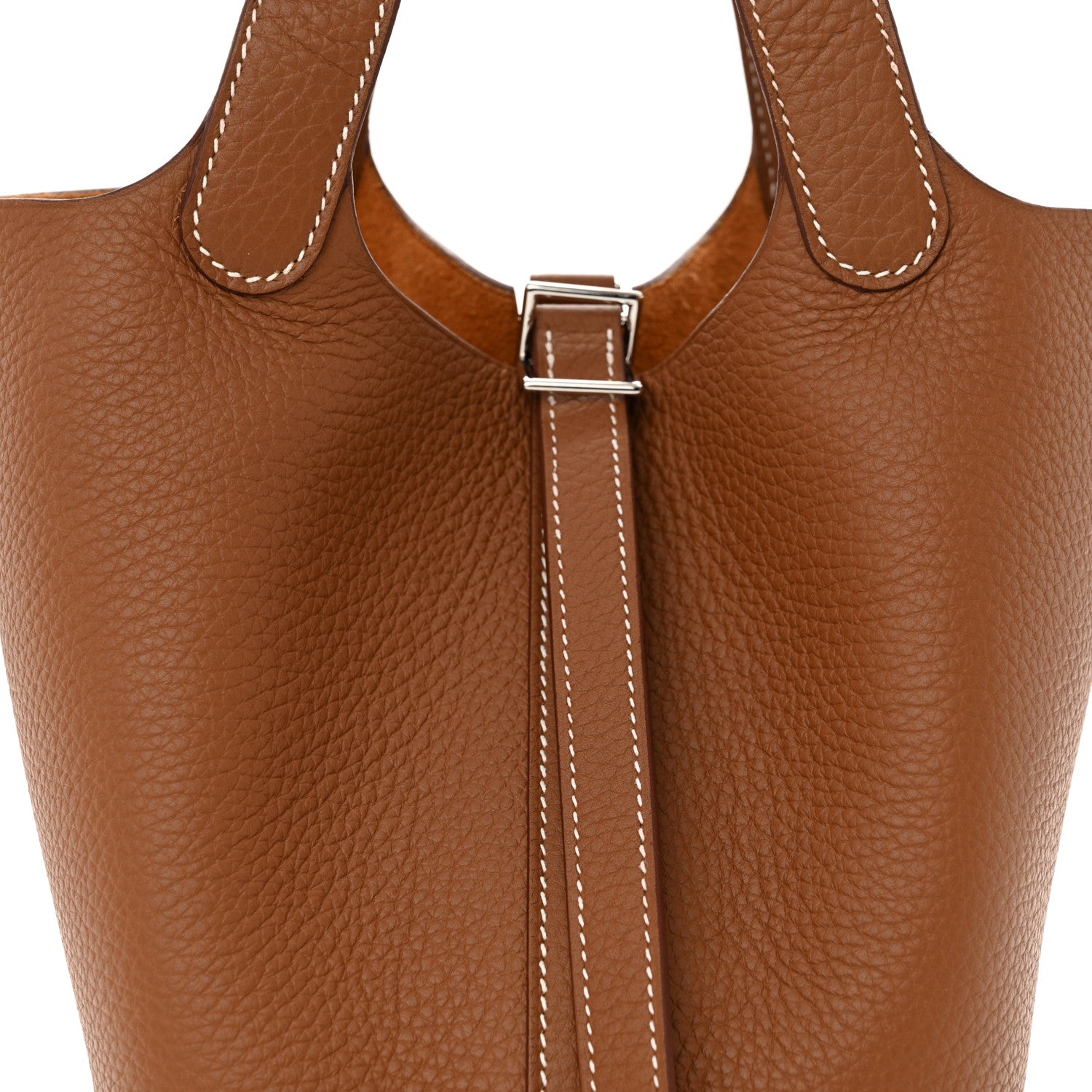 Hermes Taurillon Clemence Picotin Lock 18 PM Gold 8 of 11