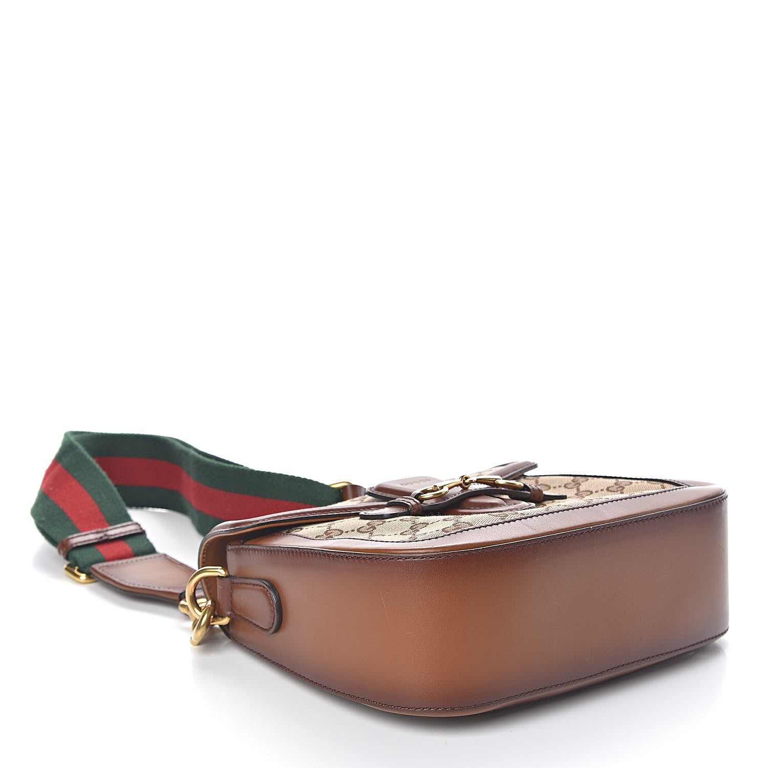 Gucci Monogram Medium Lady Web Shoulder Bag Beige Cuir 4 of 10