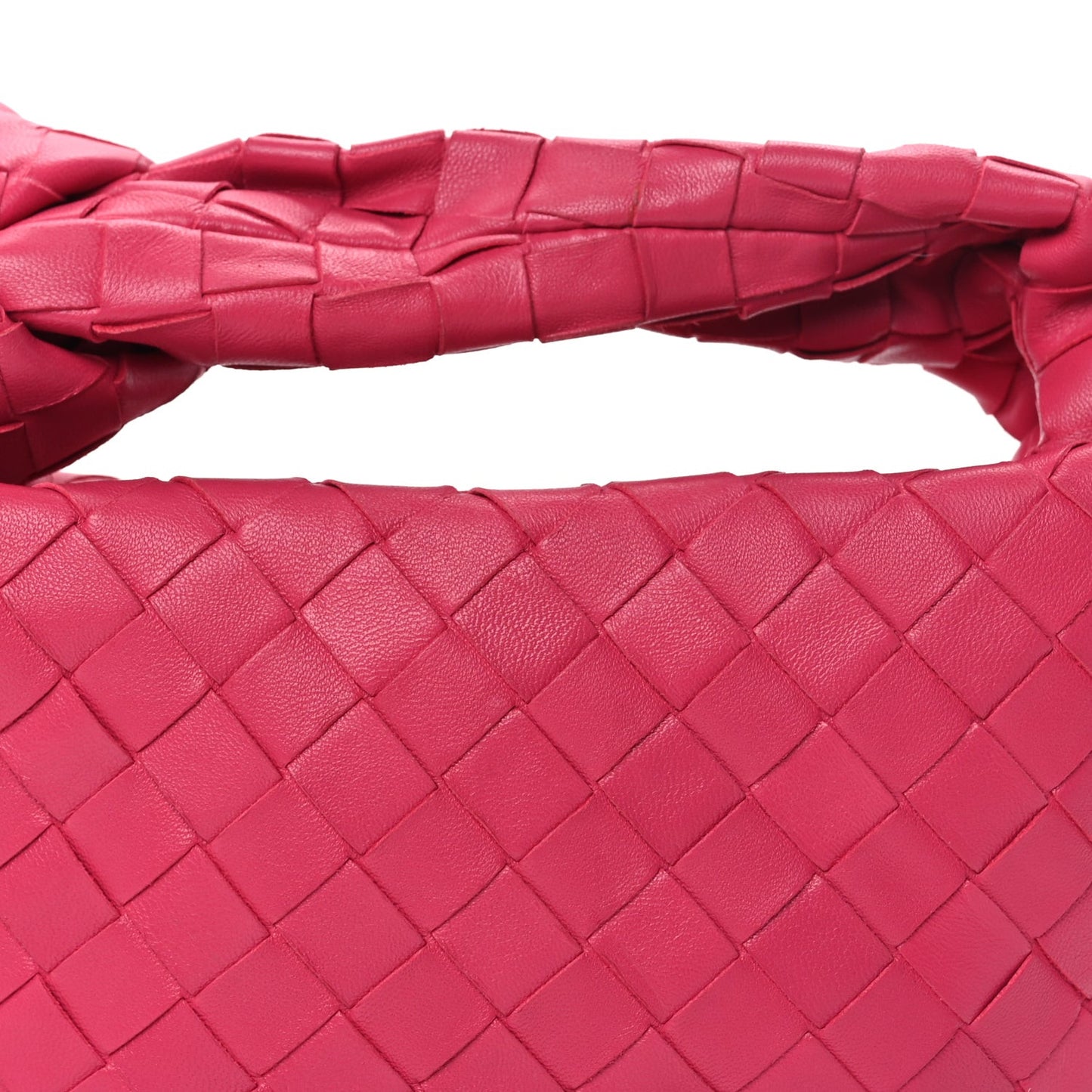 Nappa Intrecciato Mini Jodie Cranberry