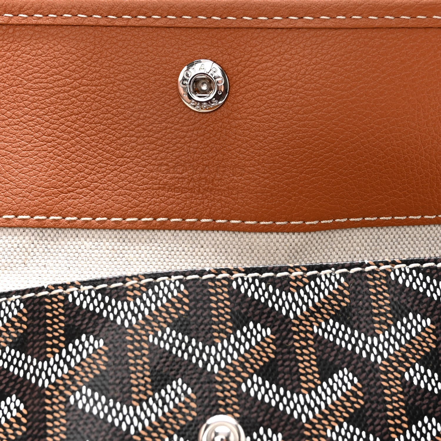 Goyard Goyardine Saint Louis PM Black Gold 6 of 10