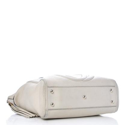 Gucci Pebbled Calfskin Small Soho Top Handle Bag Off White 4 of 11