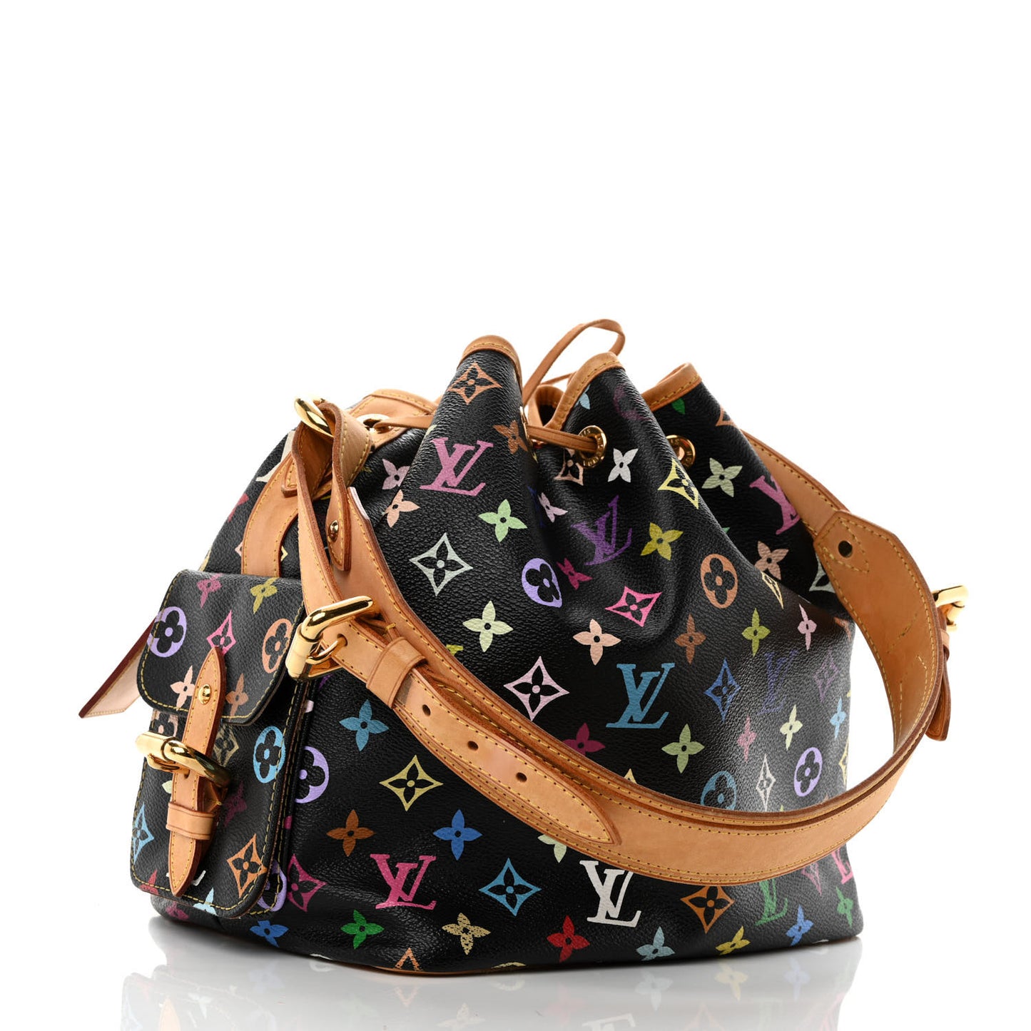 Monogram Multicolor Petit Noe Black