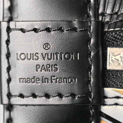Louis Vuitton Epi Chain Flower Alma BB Black 5 of 8