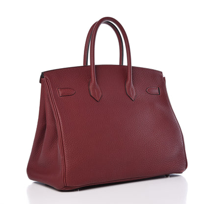 Hermes Fjord Birkin 35 Rouge H 3 of 11