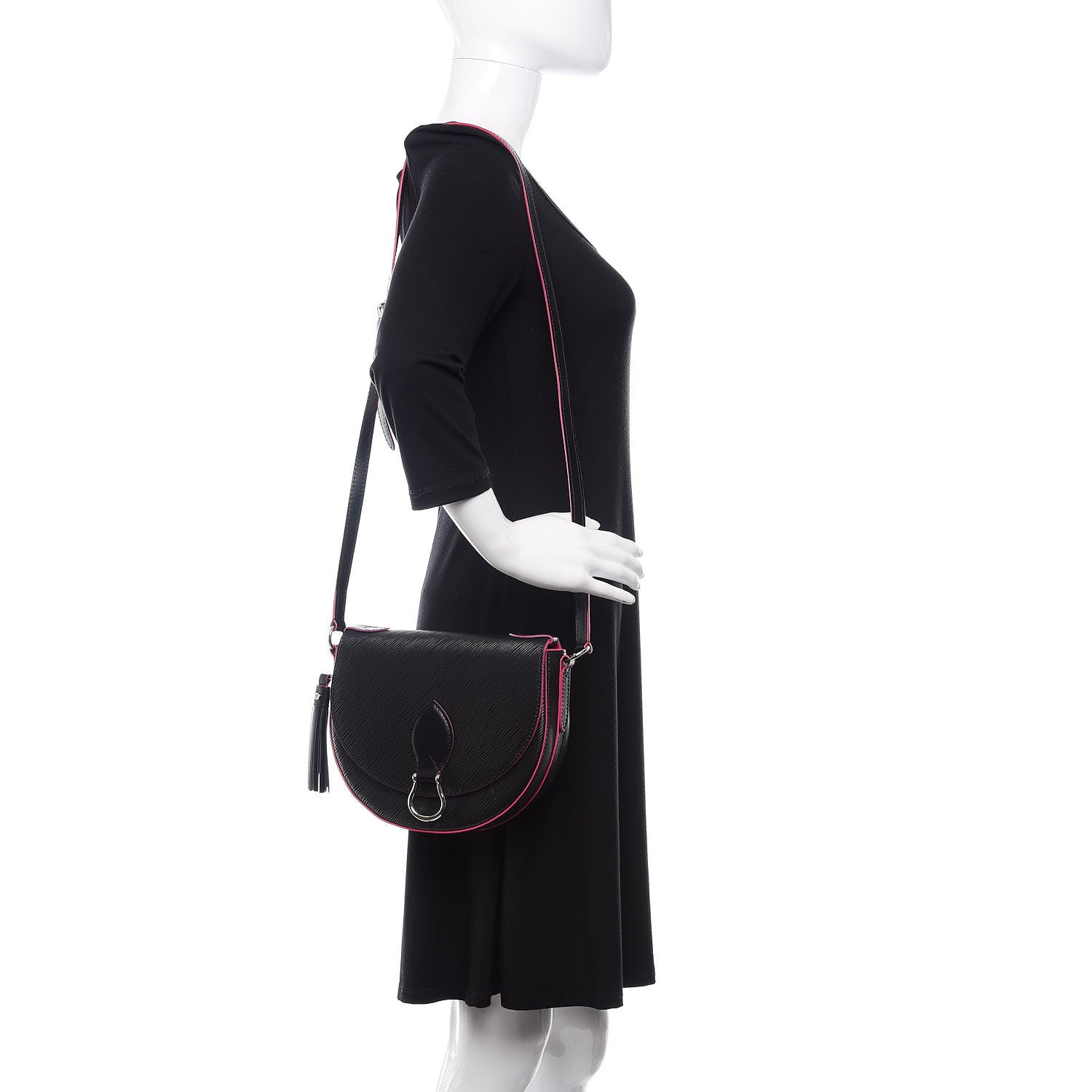 Louis Vuitton Epi Saint Cloud NM Black 2 of 9