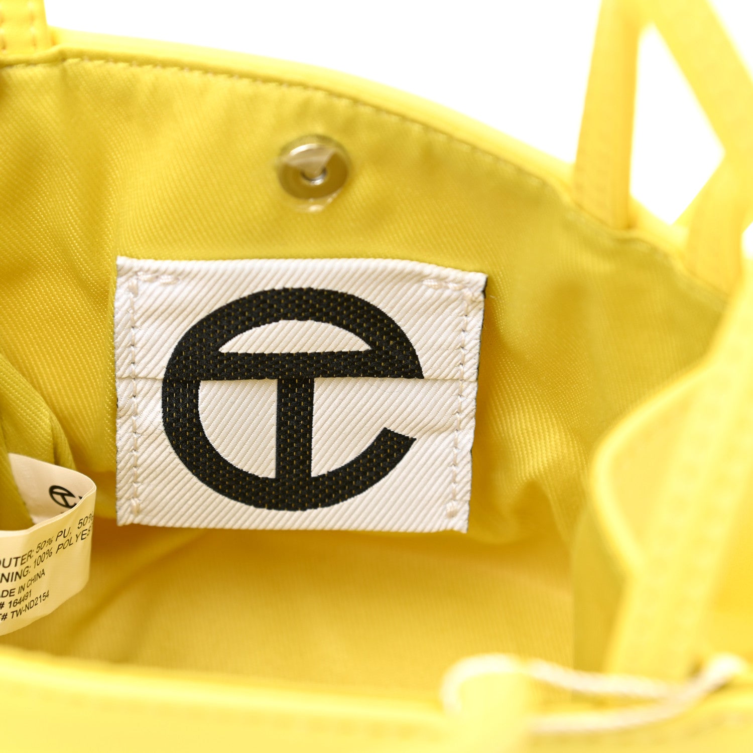 Telfar Vegan Leather Small Shopping Bag Margarine 6 of 10