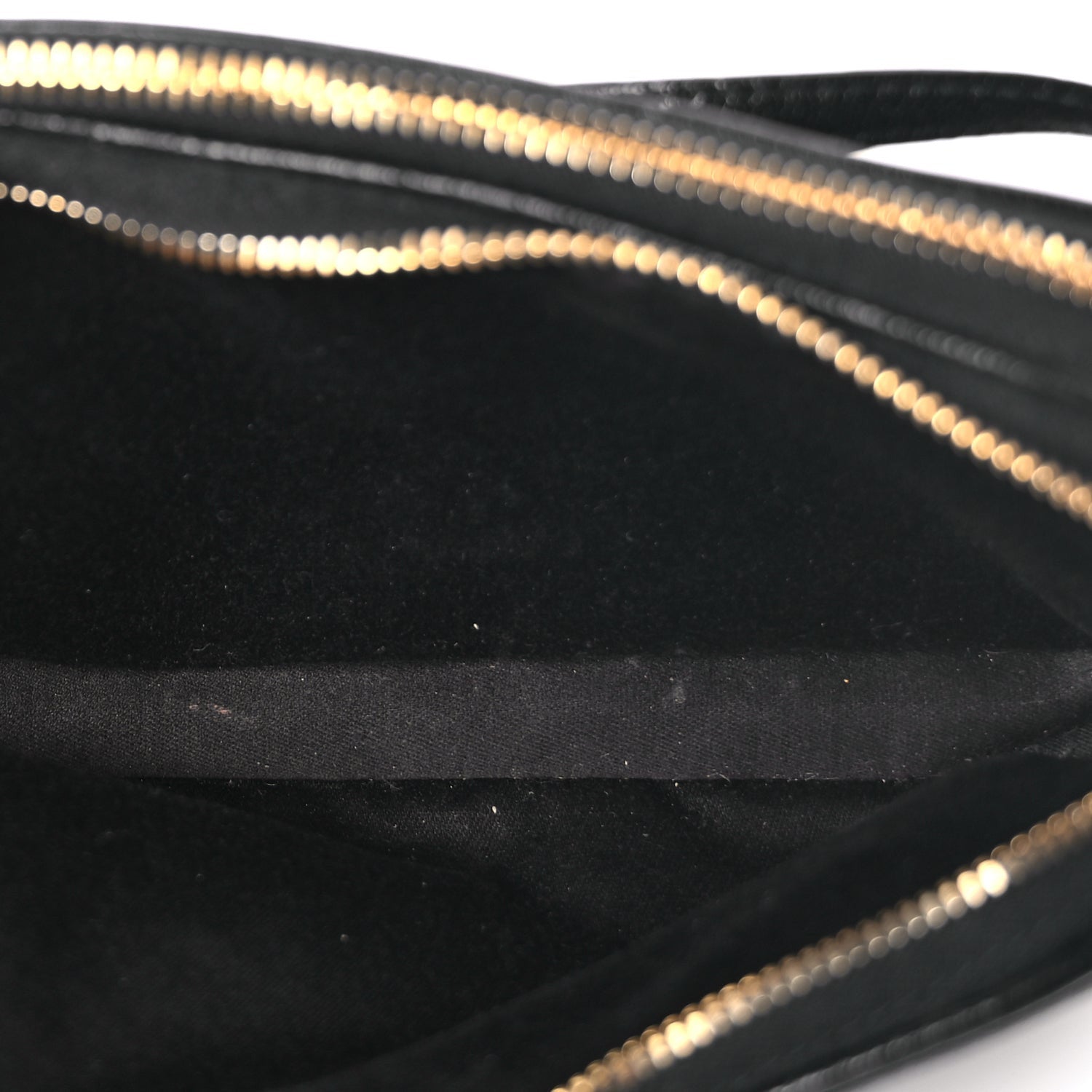 Miu Miu Goatskin Madras Double Zip Pochette Clutch Black 4 of 8