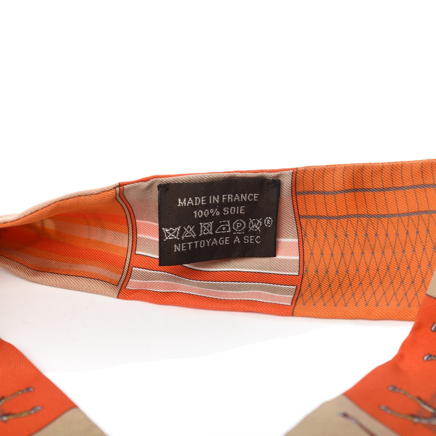 Hermes Silk Couvertures Nouvelles Twilly Orange Jaune Capucine 4 of 4