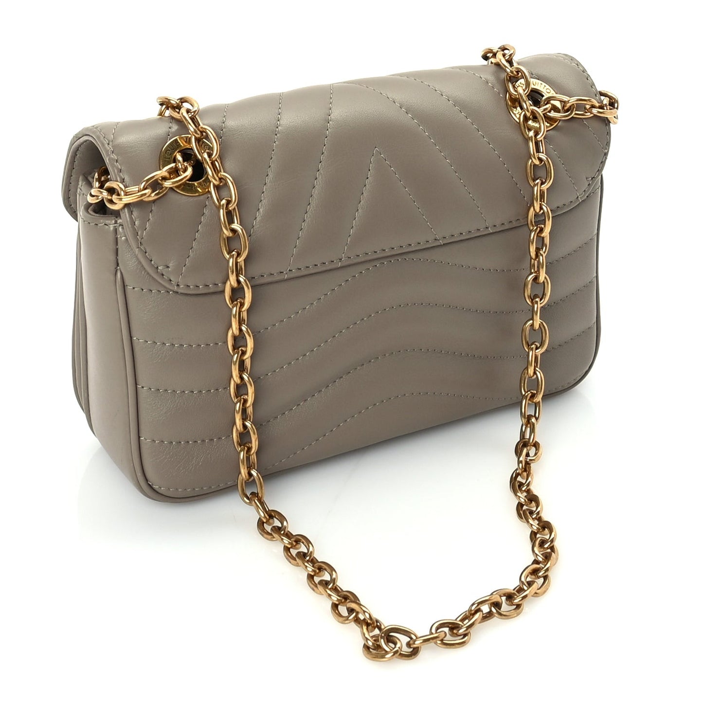 Calfskin New Wave Chain PM NM Taupe