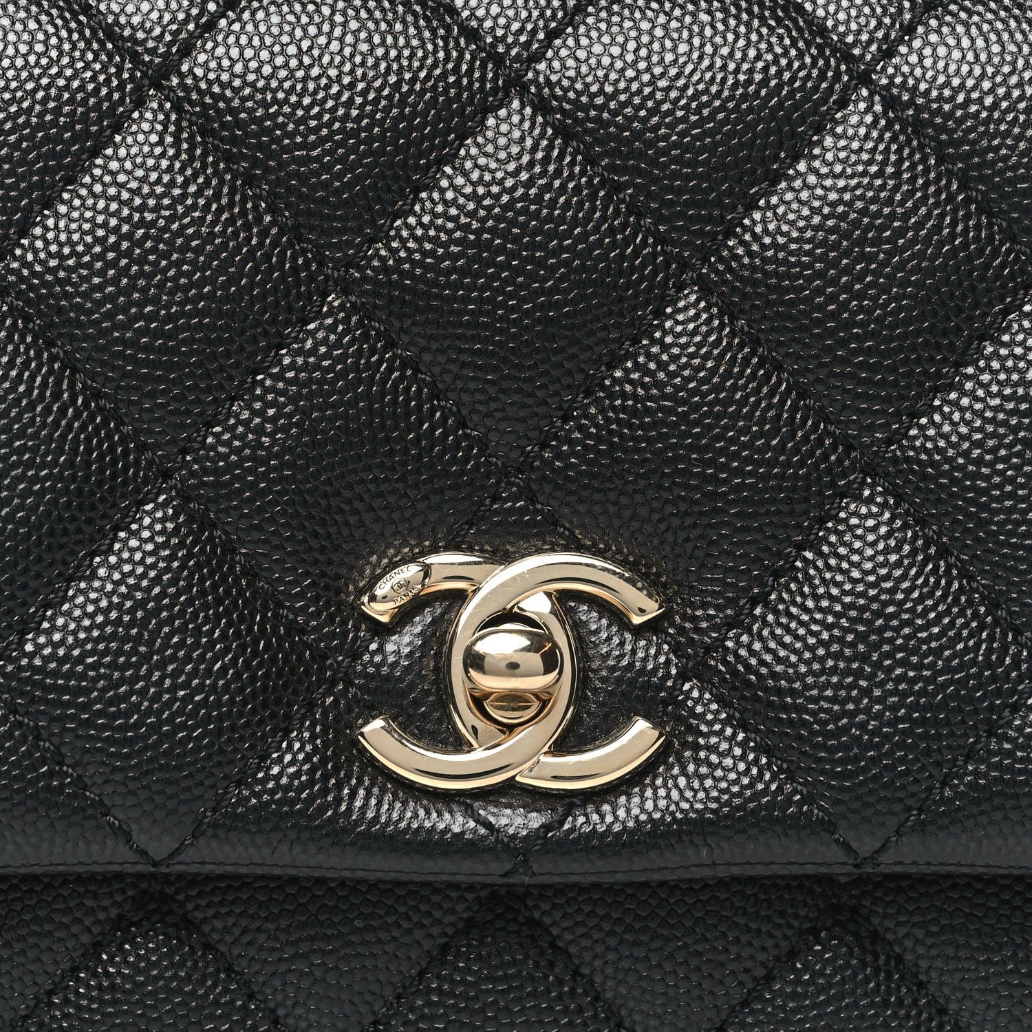 Chanel Caviar Quilted Extra Mini Coco Handle Flap Black 8 of 10