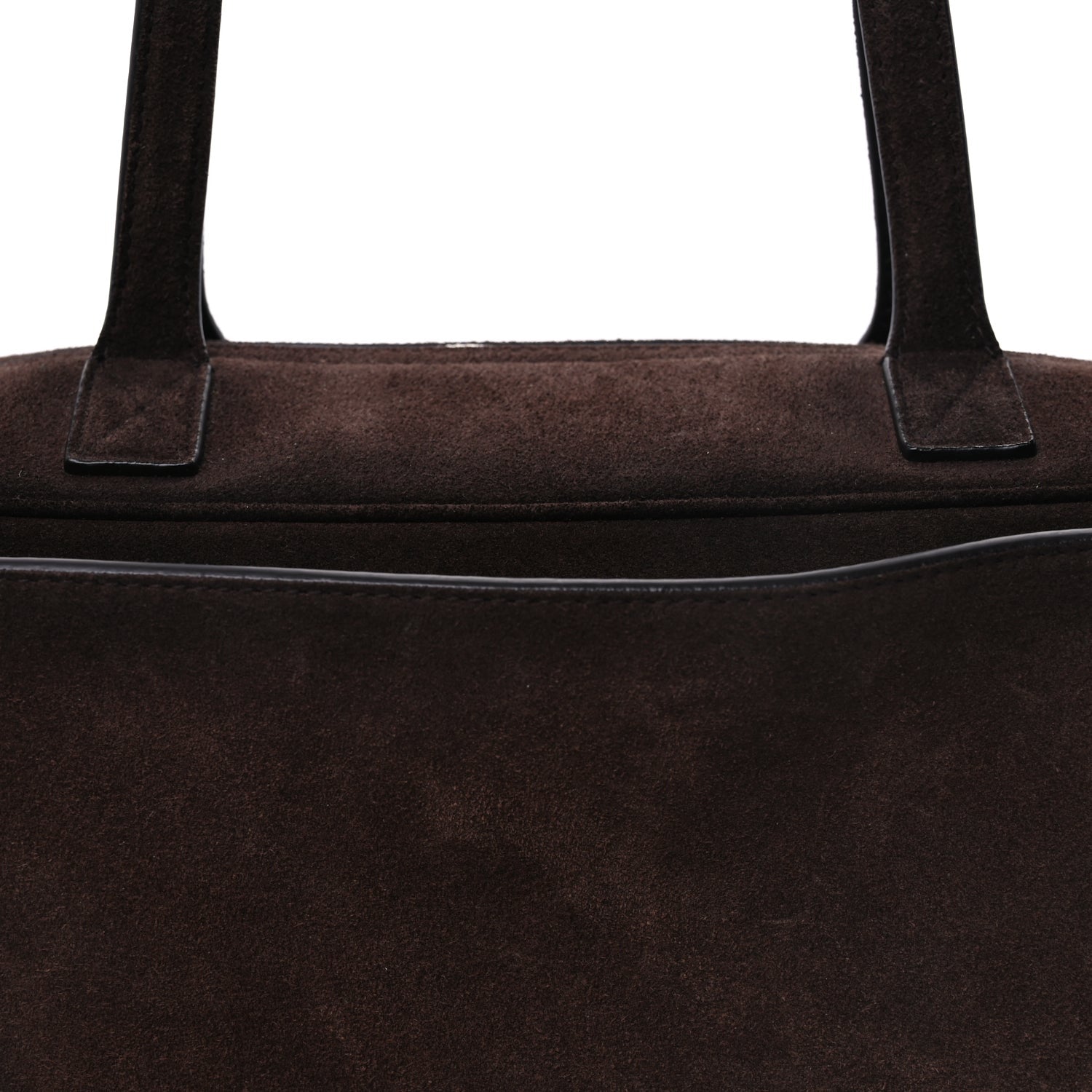Balenciaga Suede Calfskin Small Carrie Bowling Bag Light Espresso 6 of 8