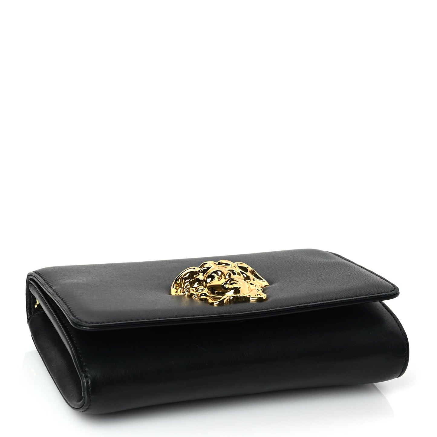 Vitello Palazzo Medusa Evening Clutch Black