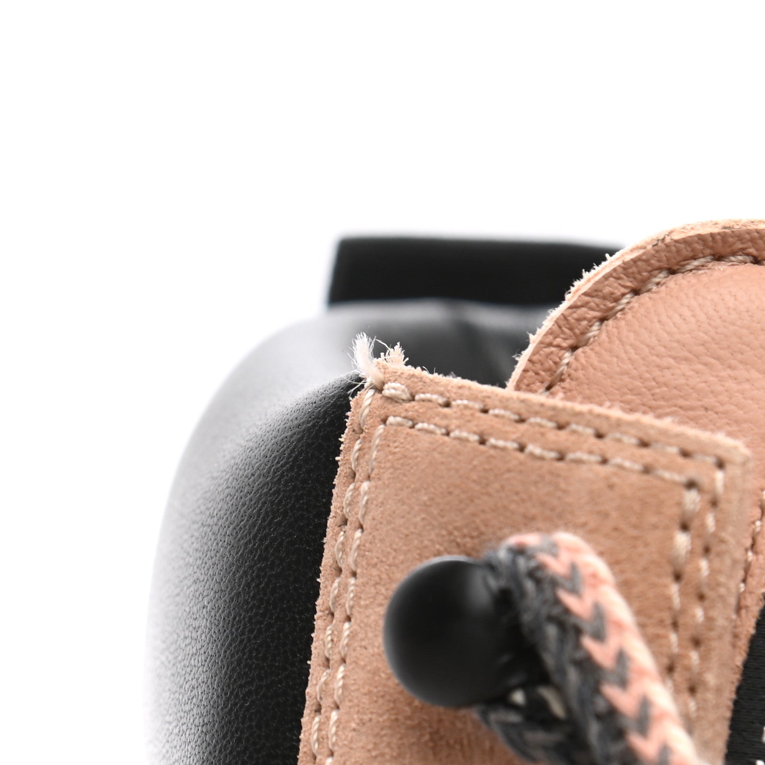 Chanel Suede Calfskin Lace Up Boots 40.5 Pink 9 of 10