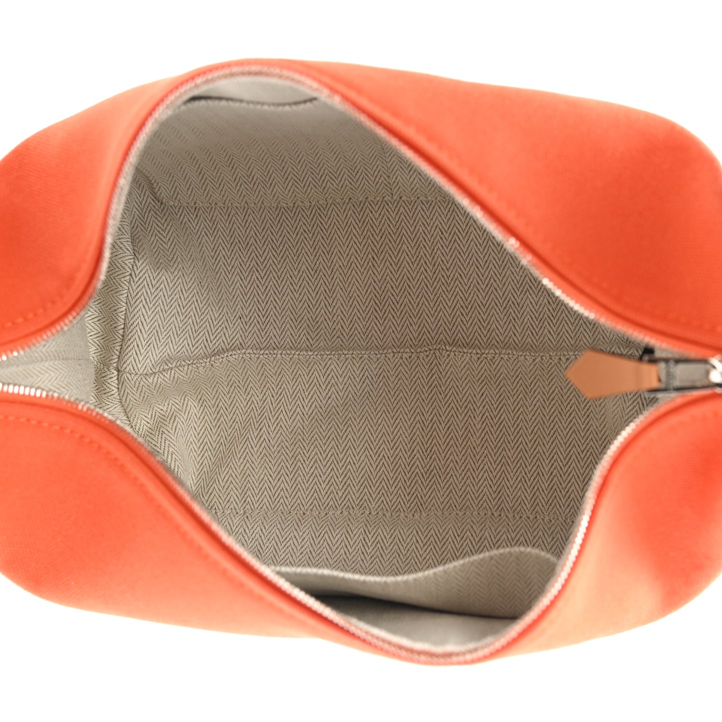 Canvas Small Bride-A-Brac Pouch Orange Burgundy