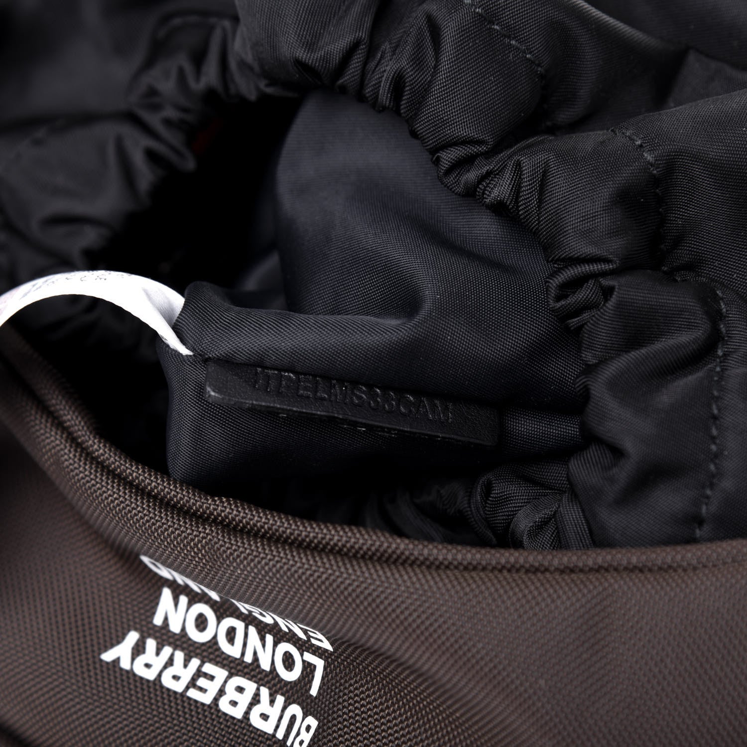 Burberry Nylon Medium Leo Sling Bag Black Yellow Grey 7 of 13