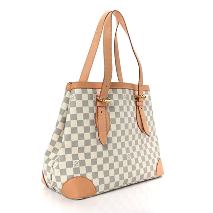 Louis Vuitton Damier Azur Hampstead MM 3 of 8