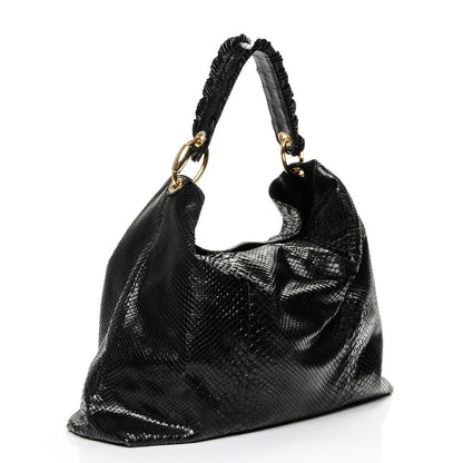 Gucci Python Large Sabrina Hobo Black 3 of 6