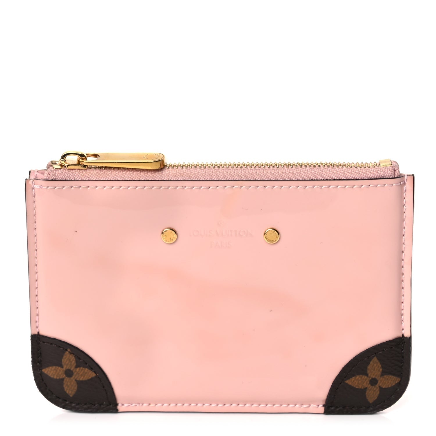 Louis Vuitton Patent Miroir Venice Key Pouch  Rose Ballerine 1 of 7