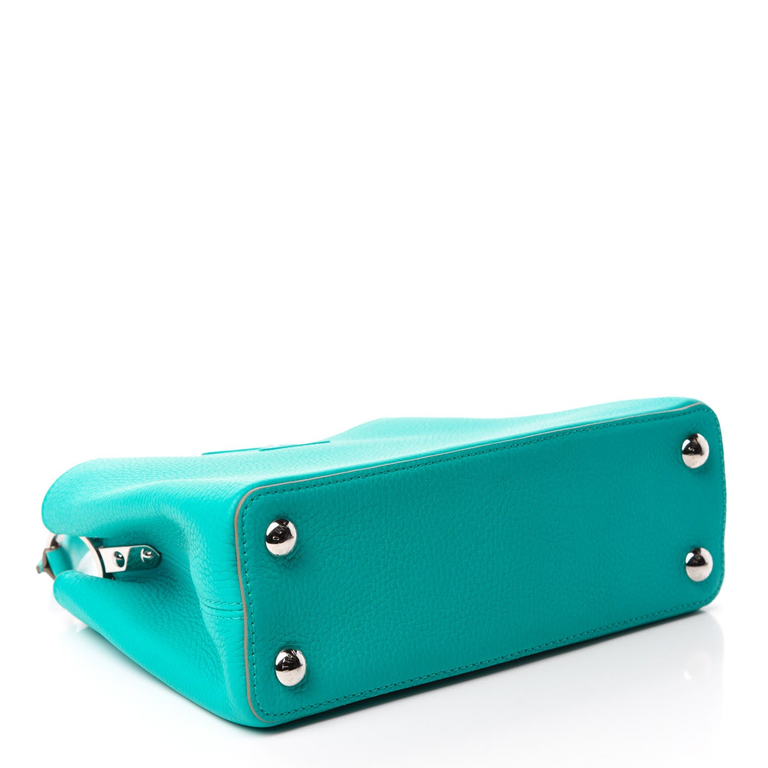 Louis Vuitton Taurillon Capucines BB Turquoise 4 of 9