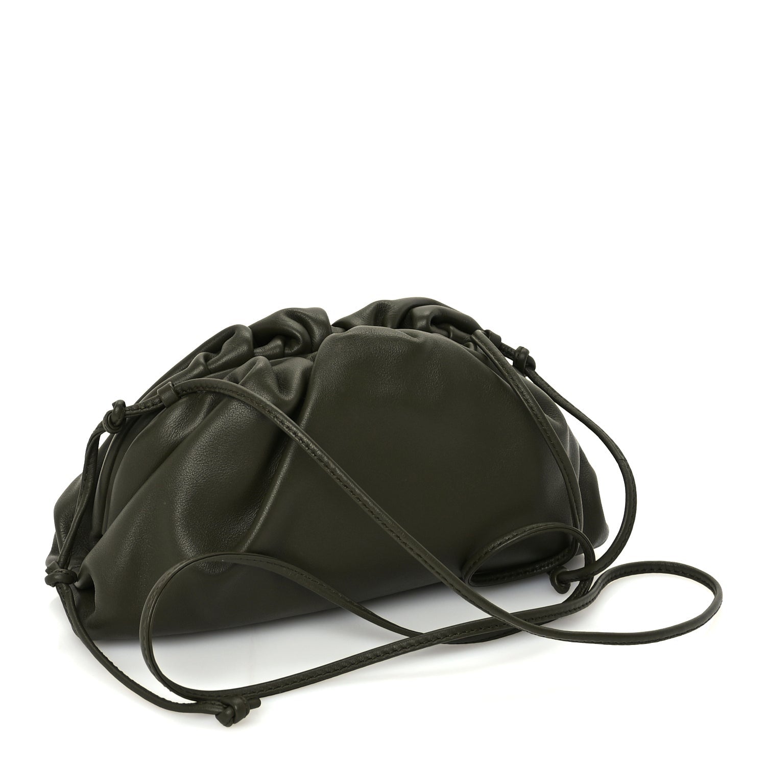 Bottega Veneta Butter Calfskin The Mini Pouch Kaki Fondente 2 of 8