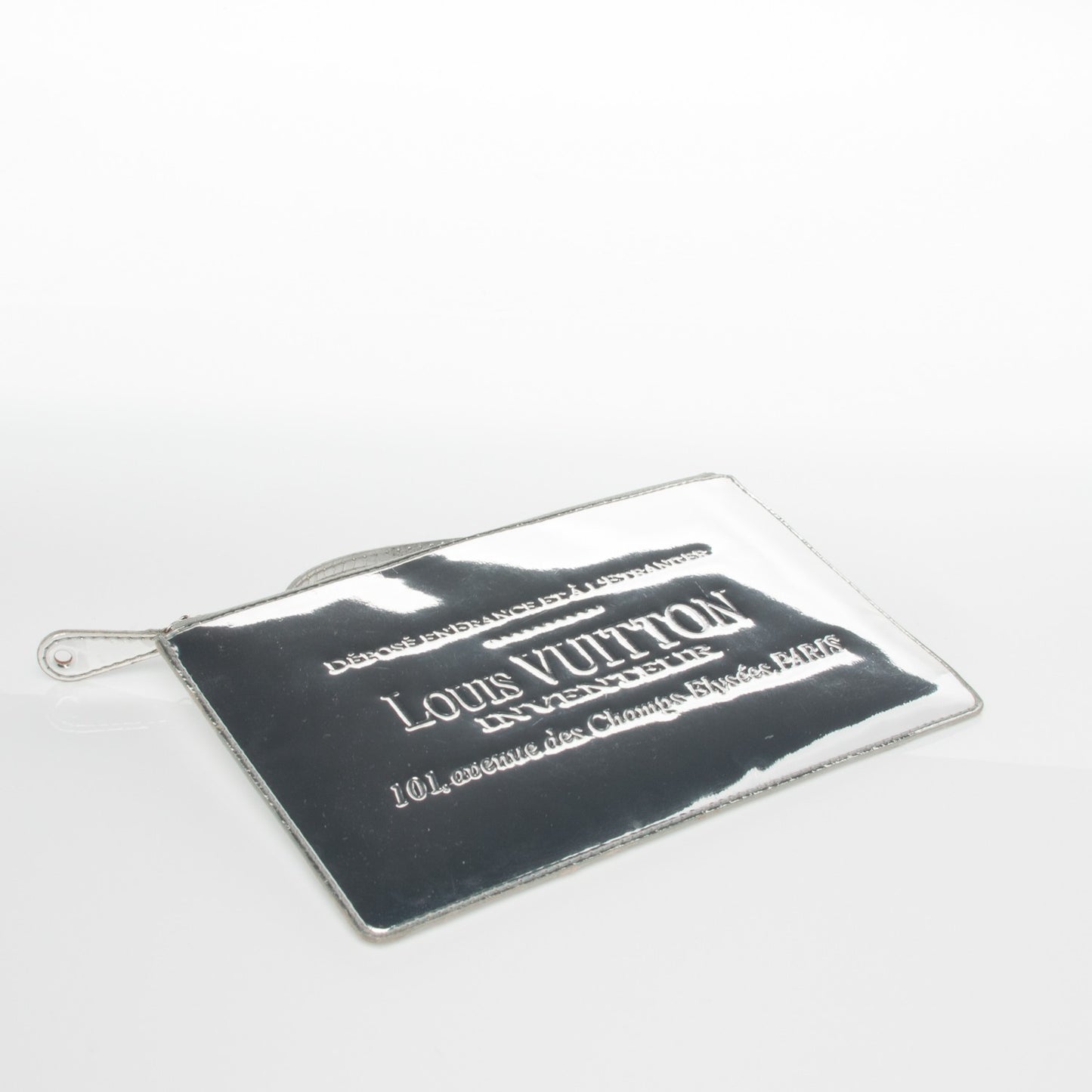 Monogram Miroir Inventeur Pochette Plat Silver