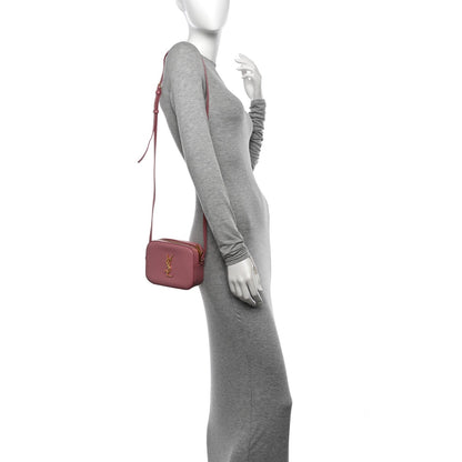 Saint Laurent Grain De Poudre Small Classic Monogram Camera Bag Old Rose 2 of 7