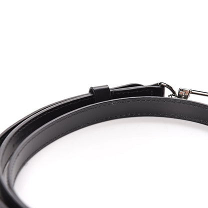 Louis Vuitton Calfskin 16mm Adjustable Shoulder Strap Black 5 of 6