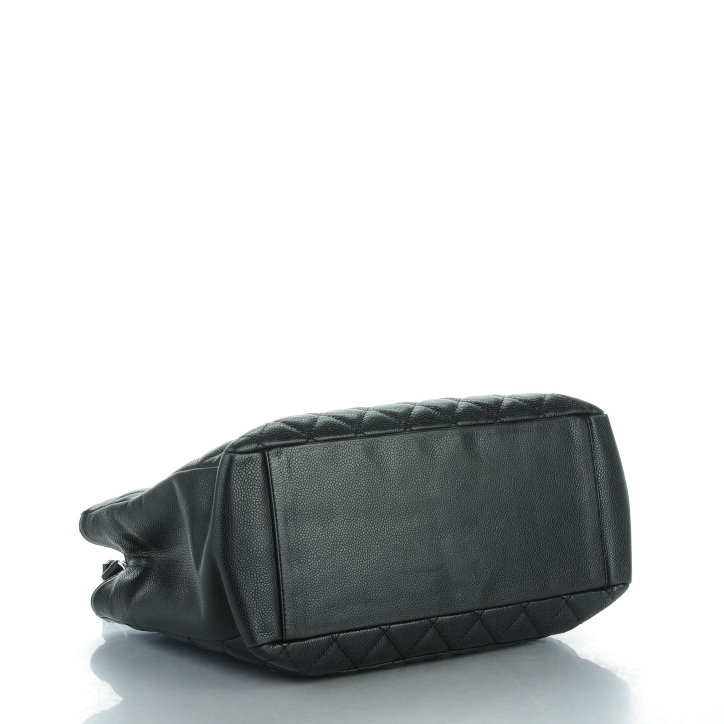 Caviar Quilted Grand Shopping Tote GST Black
