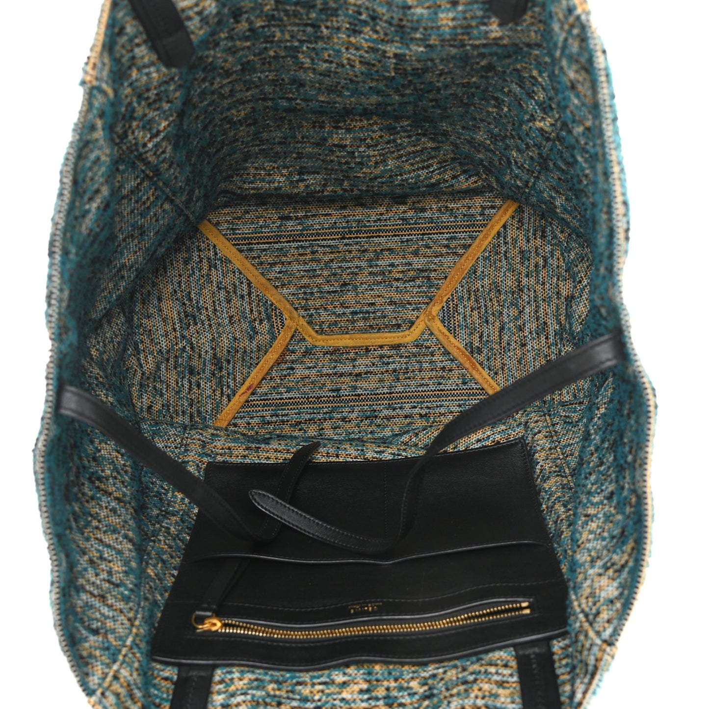 Tweed Phantom Cabas Tote Blue