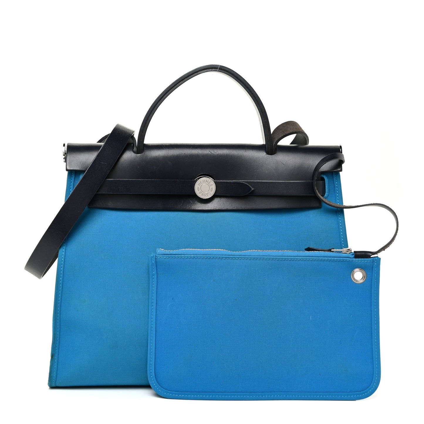 Vache Hunter Toile Herbag Zip 31 PM Bleu Zanzibar Bleu Indigo