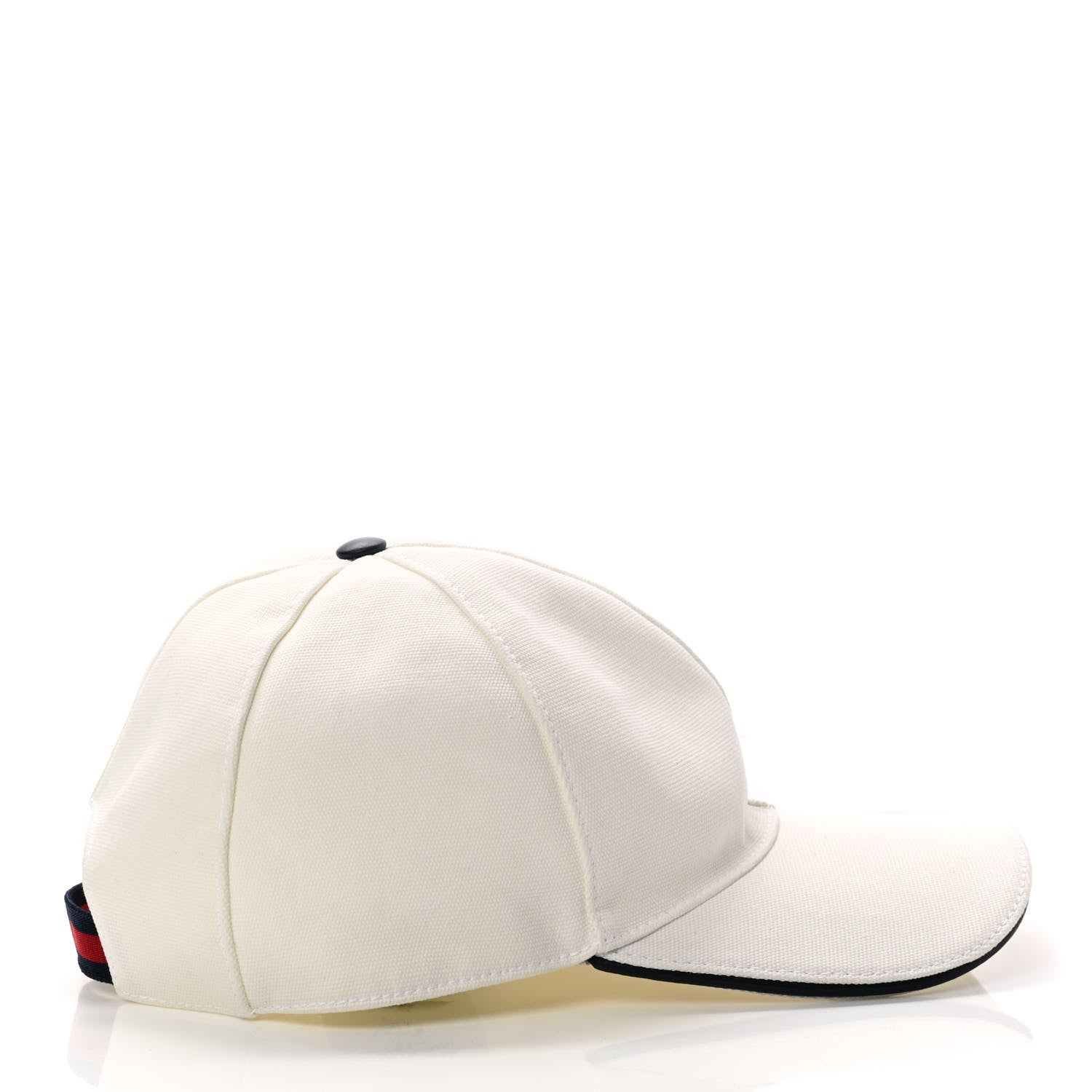 Gucci Canvas Web Baseball Hat XL 60 White 5 of 9