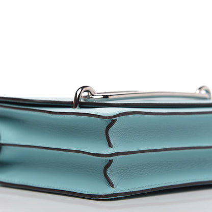 Hermes Evercolor Mini Sac Roulis Bleu Atoll 6 of 10