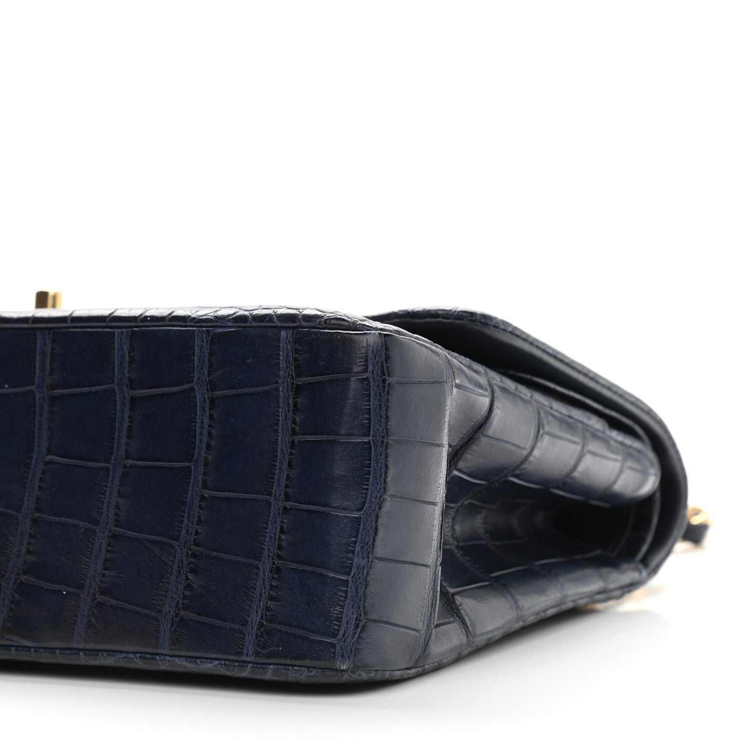 Alligator Jumbo Double Flap Blue