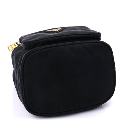 Prada Nylon Vela Saffiano Mini Bucket Crossbody Bag  Black 3 of 8