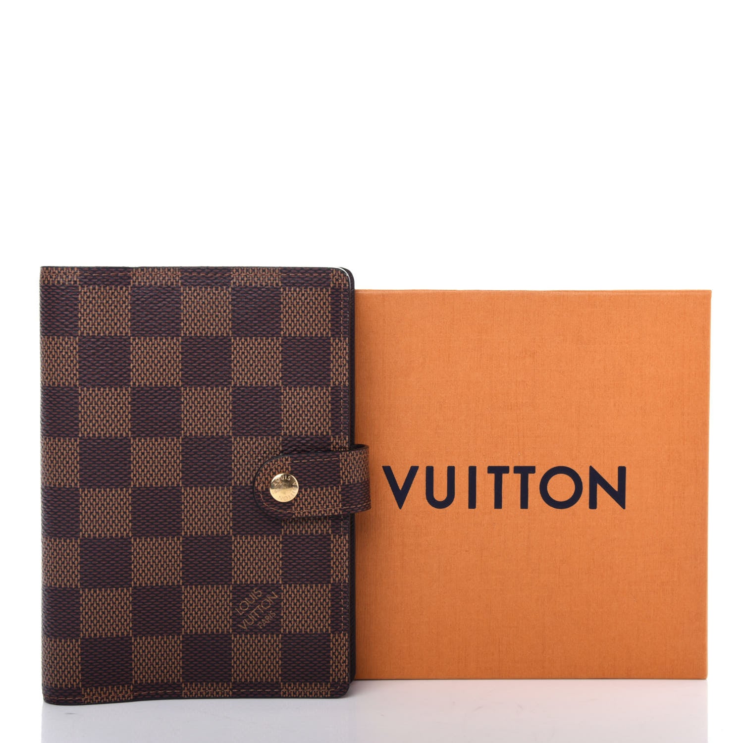 Louis Vuitton Damier Ebene Small Ring Agenda Cover 8 of 8