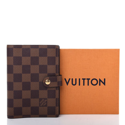 Louis Vuitton Damier Ebene Small Ring Agenda Cover 8 of 8