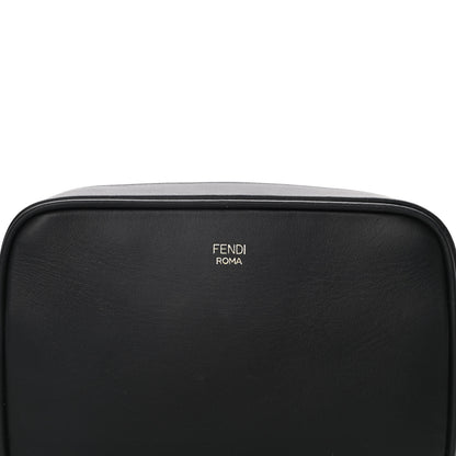 Fendi Vitello Century Bi-Color FF 1974 Embossed Mini Camera Case Maya Black 9 of 16