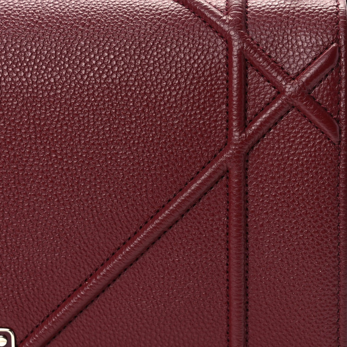 Grained Calfskin Medium Diorama Flap Bag