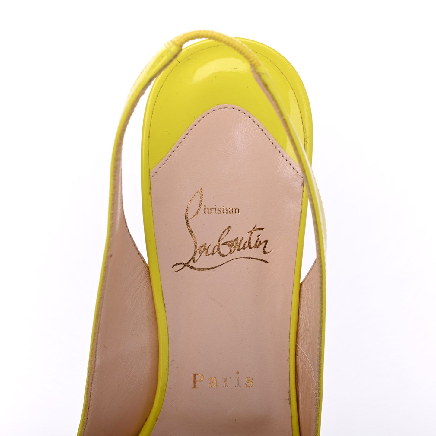 Patent No Prive 100 Pumps 38 Lemon
