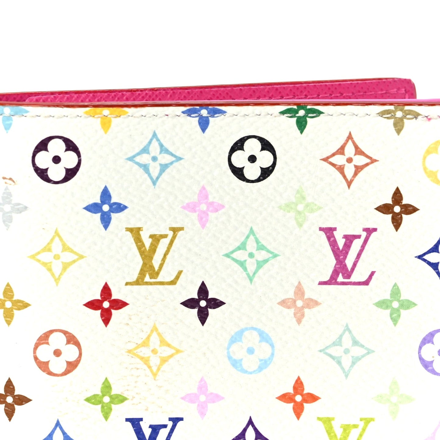 LV X TM Monogram Multicolor Passport Cover White
