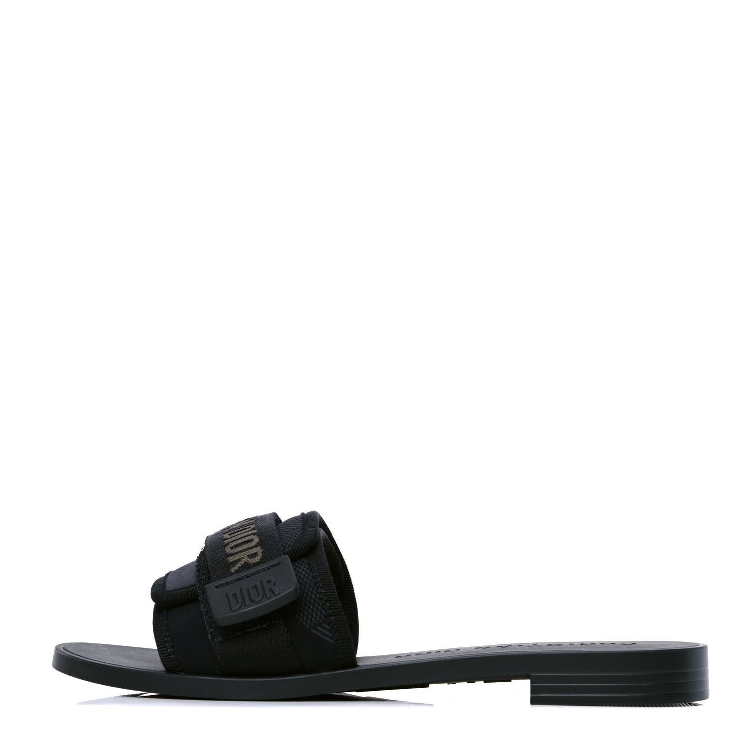 Christian Dior Technical Stretch Fabric Camouflage Dio(r)evolution Slide Sandals 35 Deep Blue 1 of 5