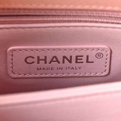 Chanel Iridescent Caviar Quilted Mini Coco Handle Flap Pink 6 of 9
