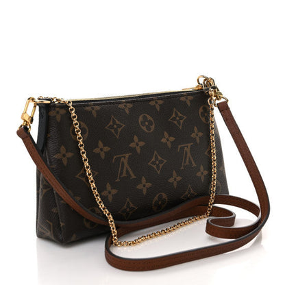 Louis Vuitton Monogram Pallas Clutch Black 2 of 7