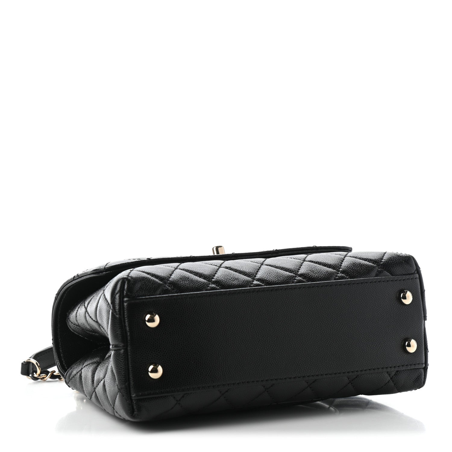 Chanel Caviar Quilted Mini Coco Handle Flap Black 3 of 6