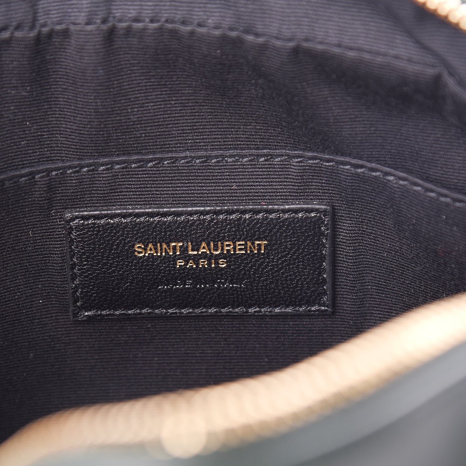Saint Laurent Calfskin Matelasse Monogram Lou Camera Bag Green 6 of 11