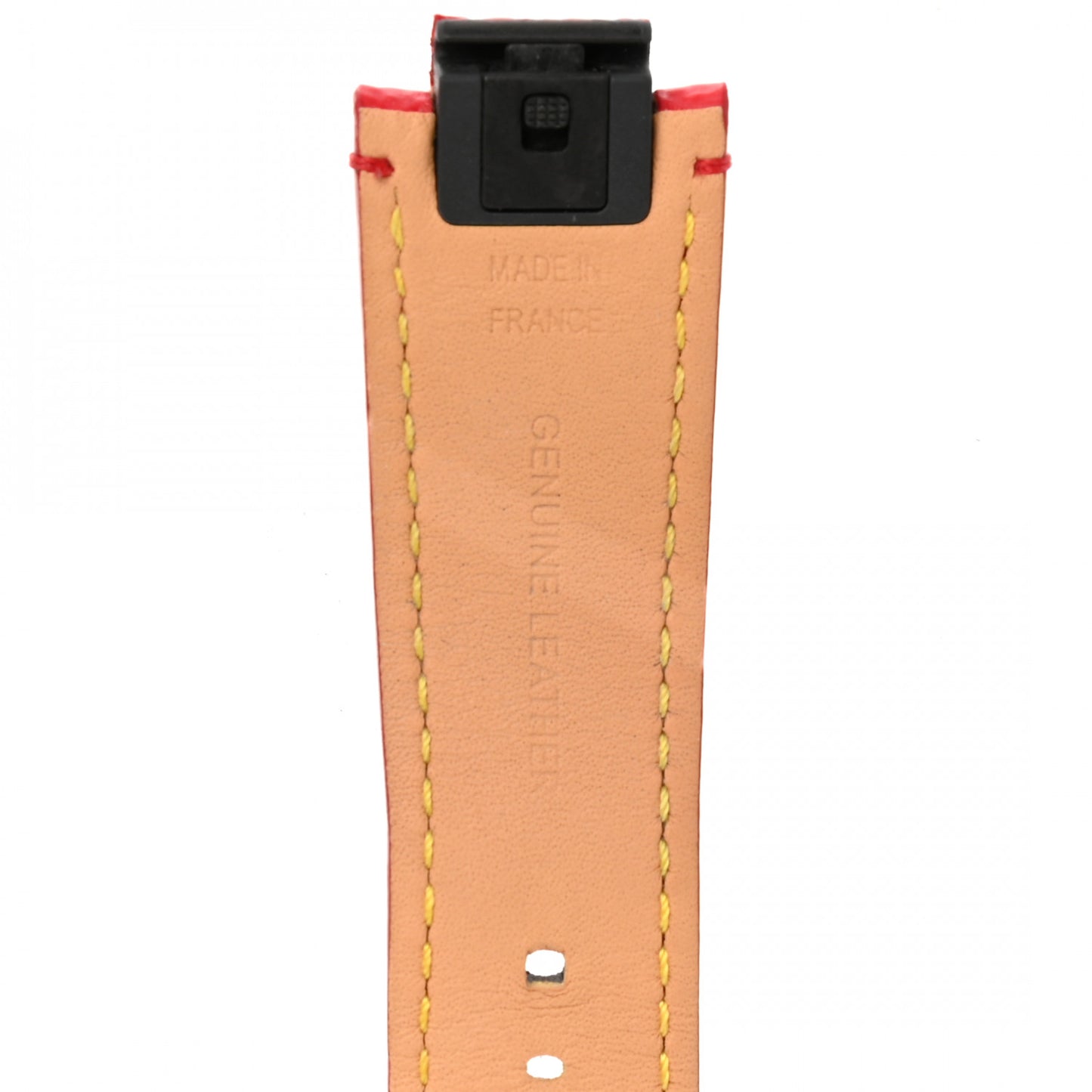 Monogram Tambour 10mm Watch Strap Red