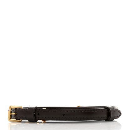 Louis Vuitton Calfskin 16mm Adjustable Shoulder Strap Brown 2 of 4