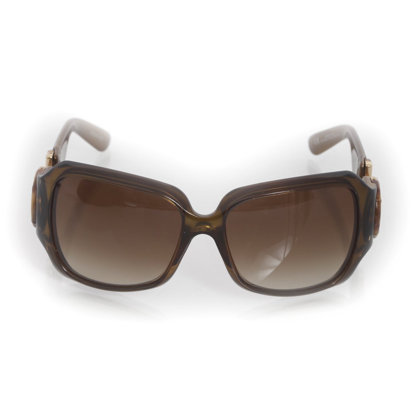 Bamboo Horsebit Sunglasses Brown
